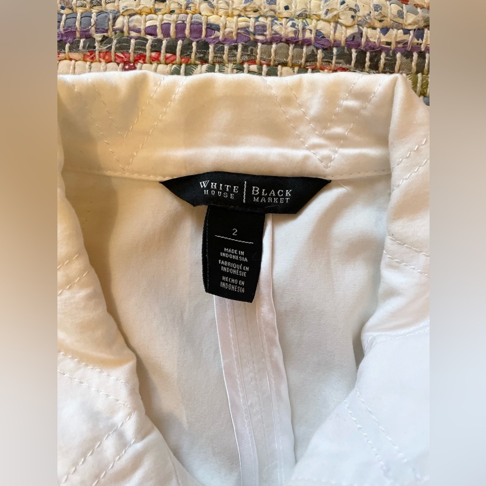 White House Black Market White Jacket - Picture 4 of 9